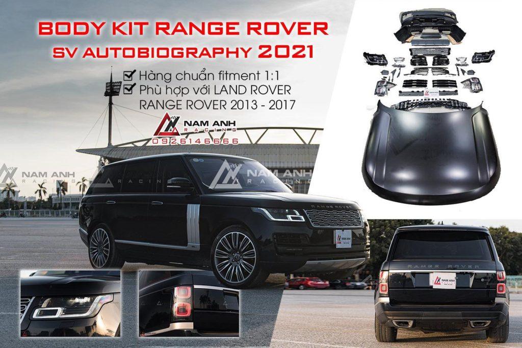 Chi tiết bộ Body Range rover 2021