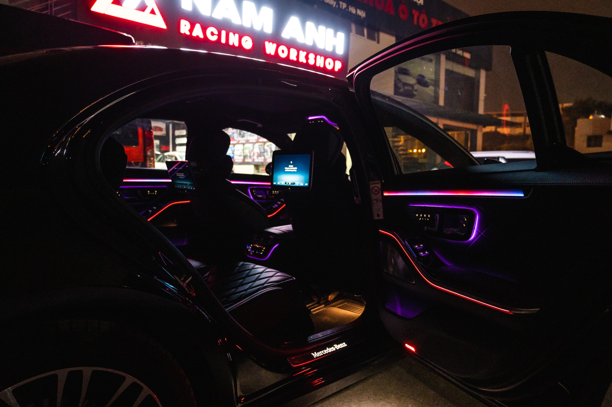 Đèn Màu Nội Thất Ambient Lighting cho Xe Mercedes Benz