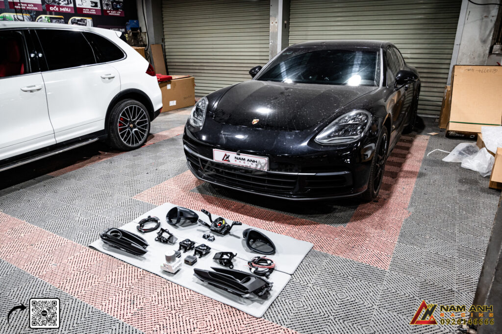 Ứng dụng thực tế của phanh khoảng cách cho Porsche Panamera