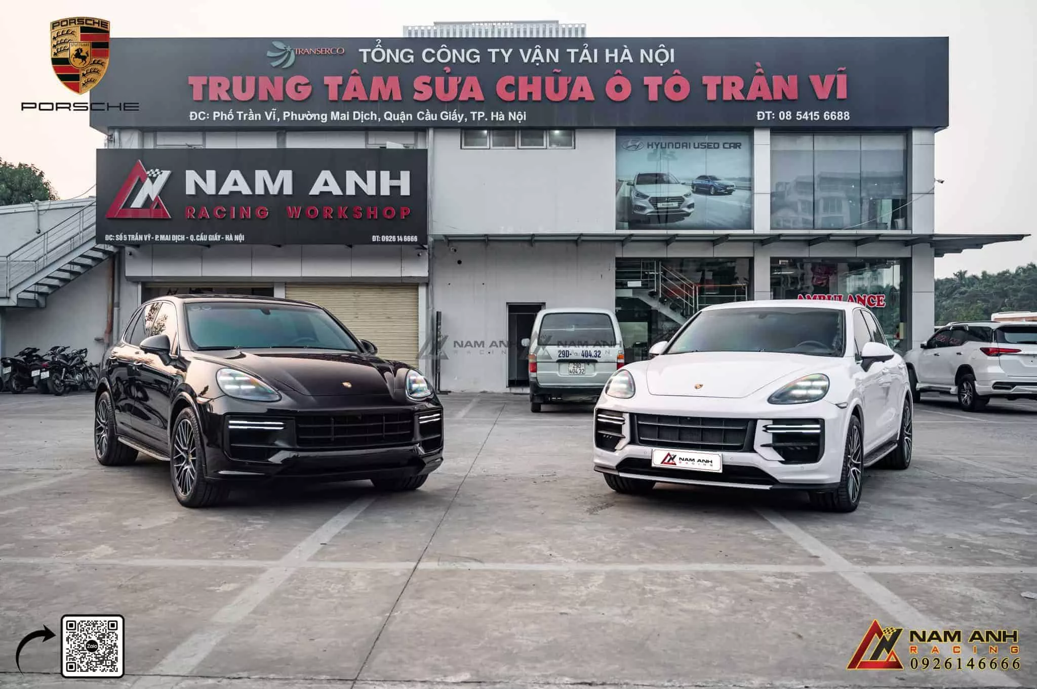 Nâng đời Porsche Cayenne tại Nam Anh Racing