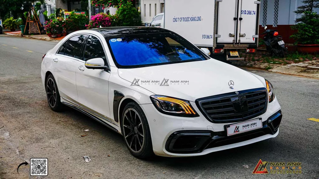 Độ bodykit S63 Brabus cho Mercedes S450 2019