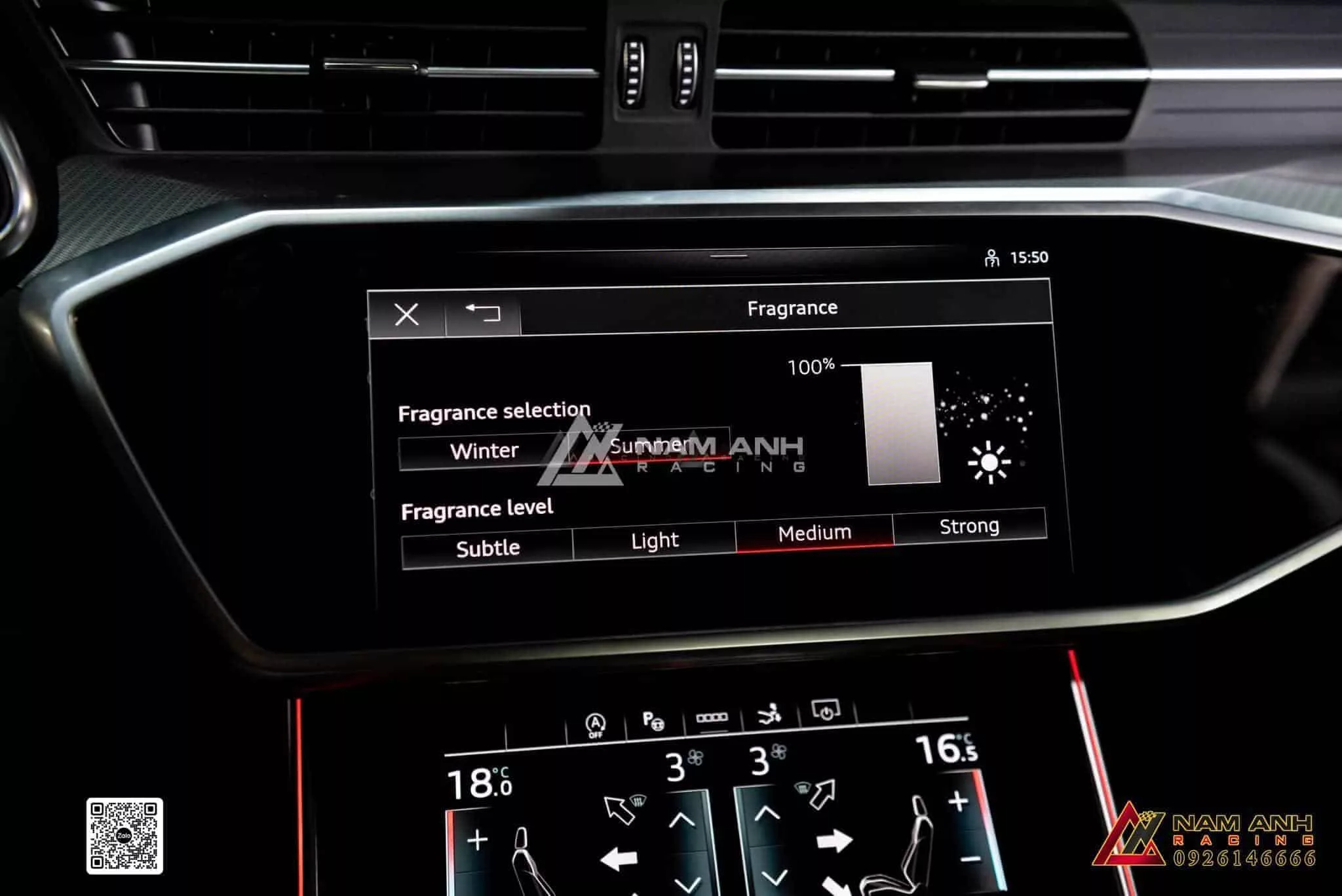 Hệ thống nước hoa cao cấp dành cho Audi A7 2019-2025.