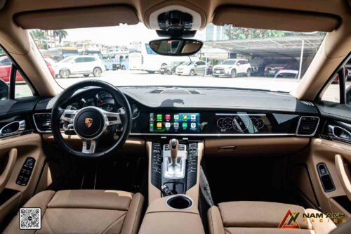 Lắp màn hình cảm ứng đôi Panamera 970 tại Nam Anh Racing