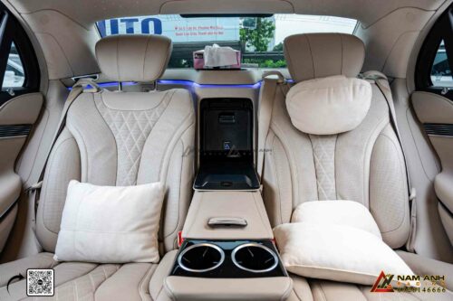 Mercedes-Benz S-Class W222 trang bị tủ lạnh riêng cho ghế sau