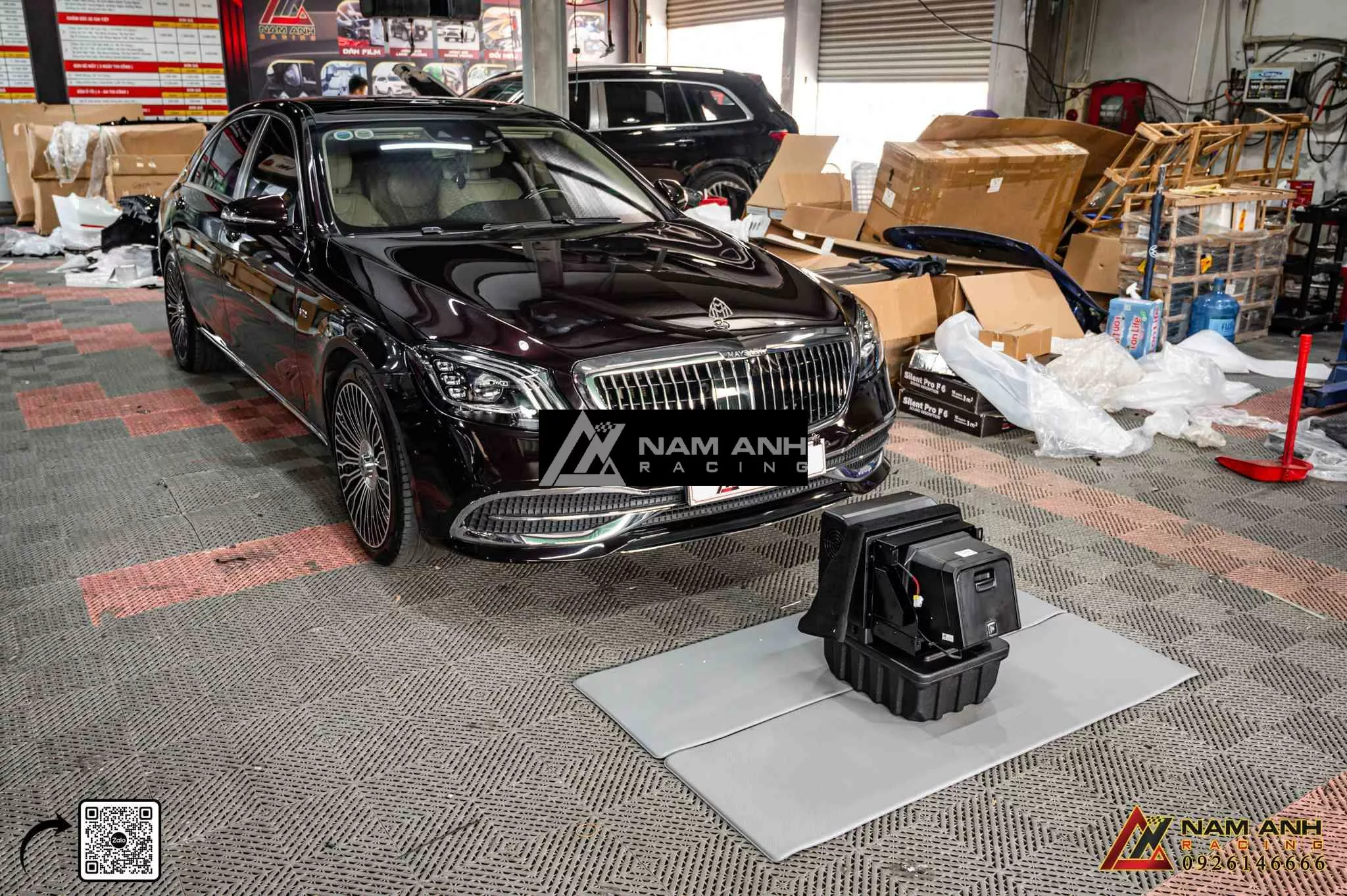 Tủ lạnh mini tích hợp hàng ghế sau Mercedes-Benz S-Class W222