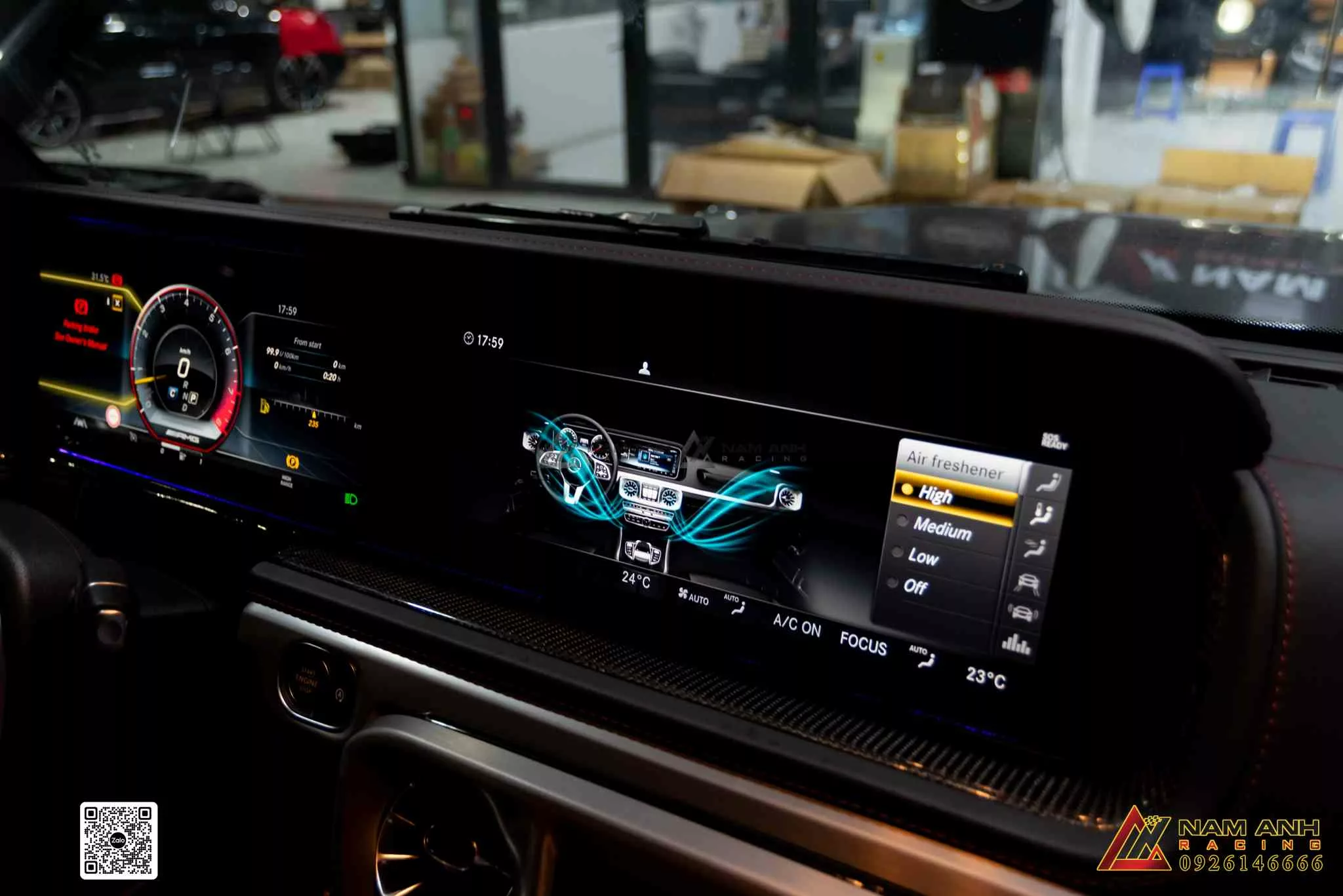 Khuếch tán hương thơm dịu nhẹ, sang trọng cho G-Class