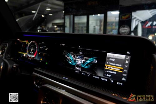 Lắp bộ khuếch tán nước hoa Air Balance không khoan cắt G-Class