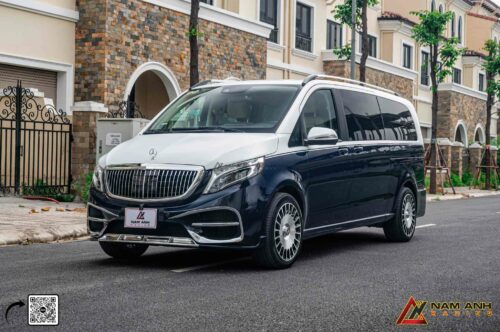 Cụm lưới tản nhiệt phối crôm – điểm nhận diện đậm chất Maybach.