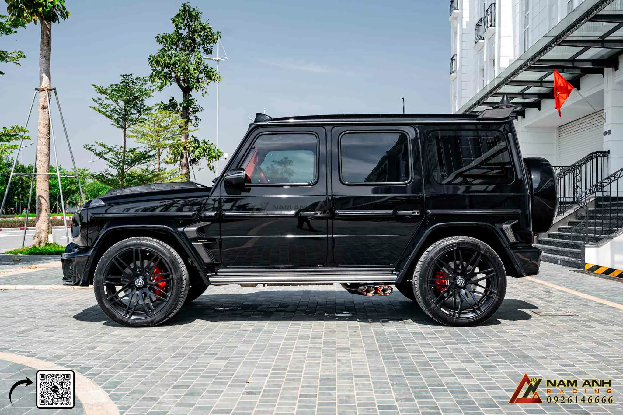 Ngoại hình G-Class lột xác với bodykit Brabus G800