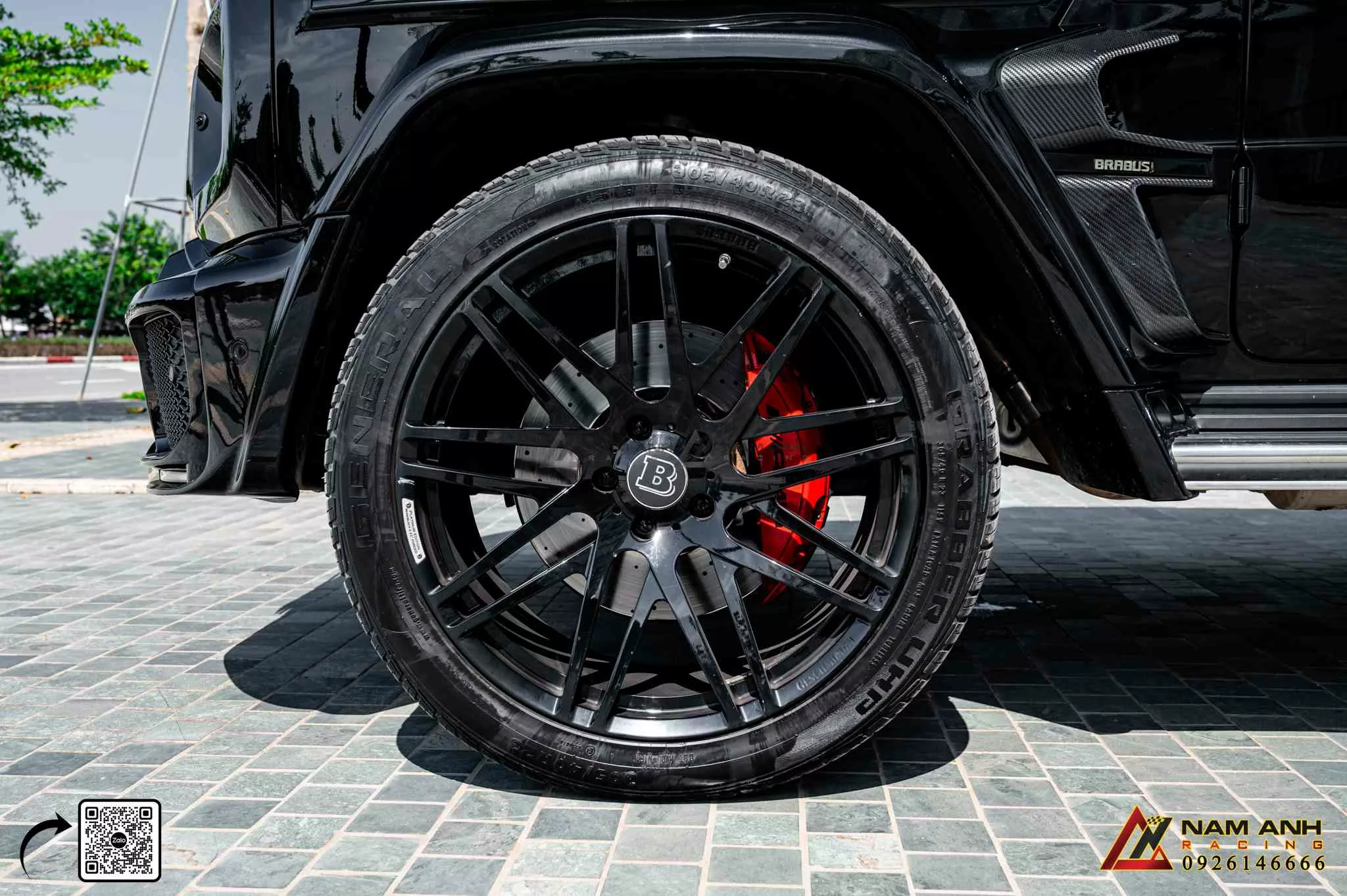 Bộ mâm thể thao trên Brabus G800 G-Class