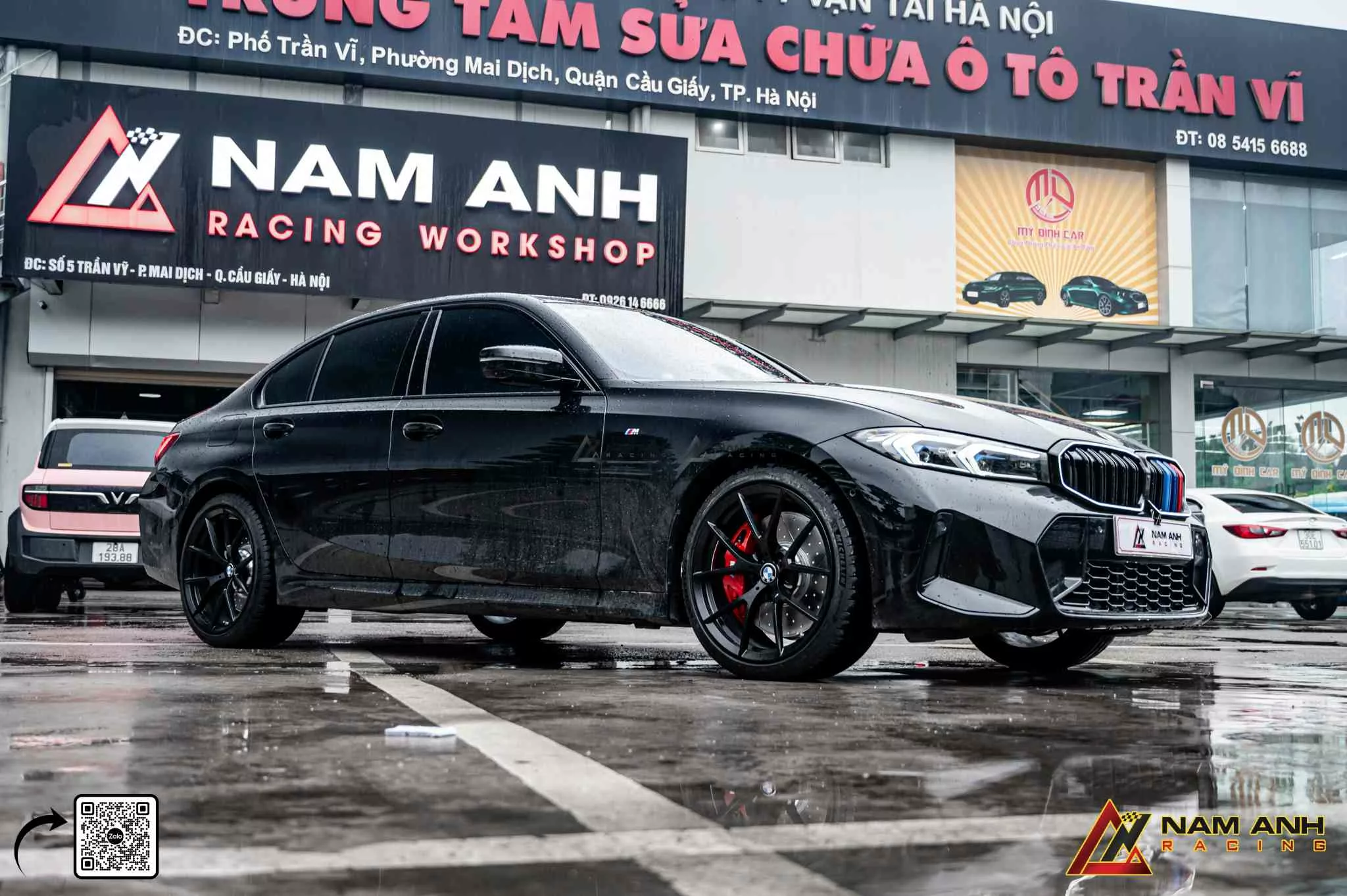 Thiết kế nguyên bản từ BMW giúp giữ đúng chỉ số offset, không cấn chắn bùn hay lệch thước lái.