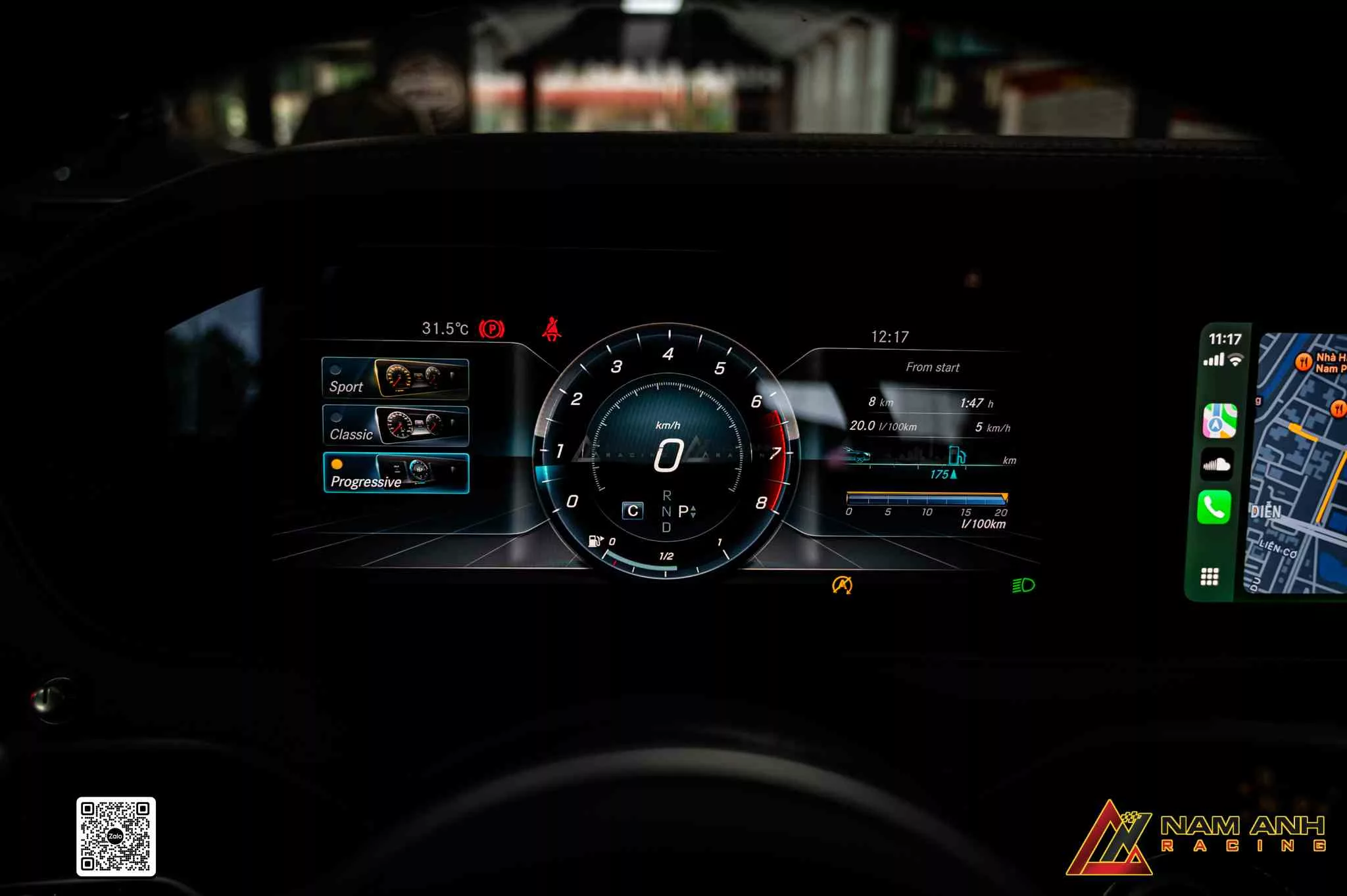 Màn hình ODO kích thước lớn, góc nhìn rộng, hiển thị thông tin trực quan.