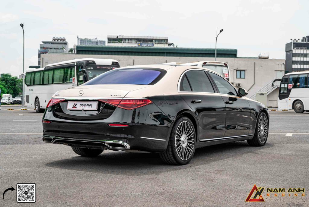 Đuổi xe MercsS450 sau khi nâng cấp