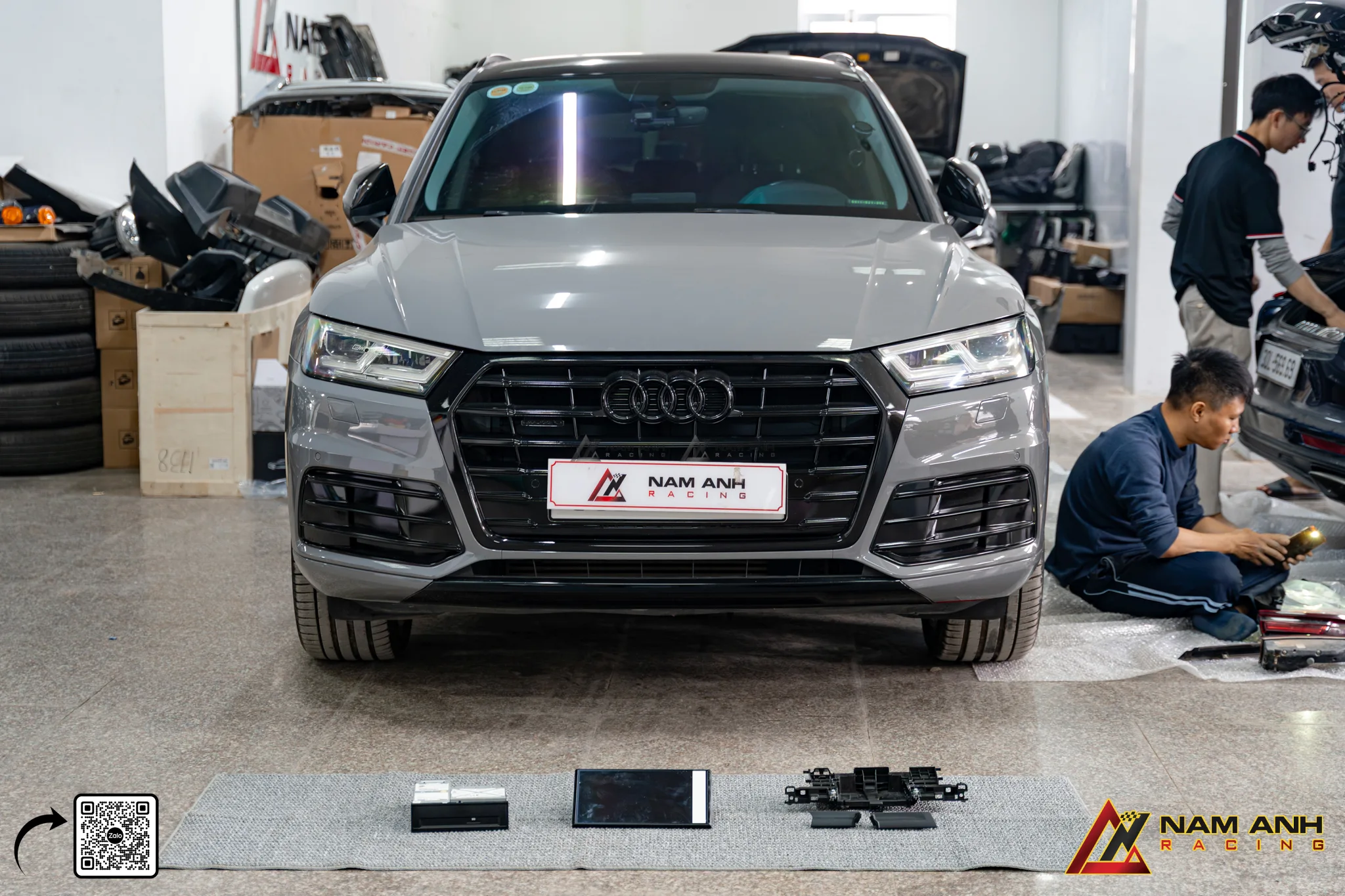 Audi Q5 Lắp Màn Hình Giải Trí 10.1 Inch