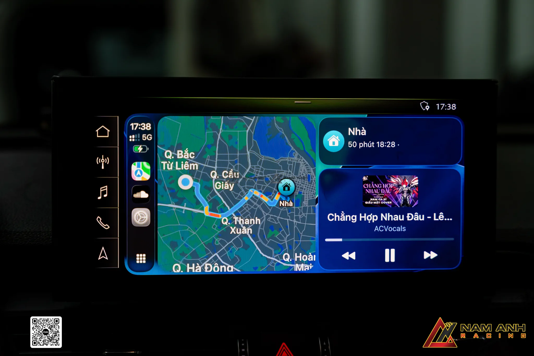 Audi Q5 Lắp Màn Hình Giải Trí 10.1 Inch