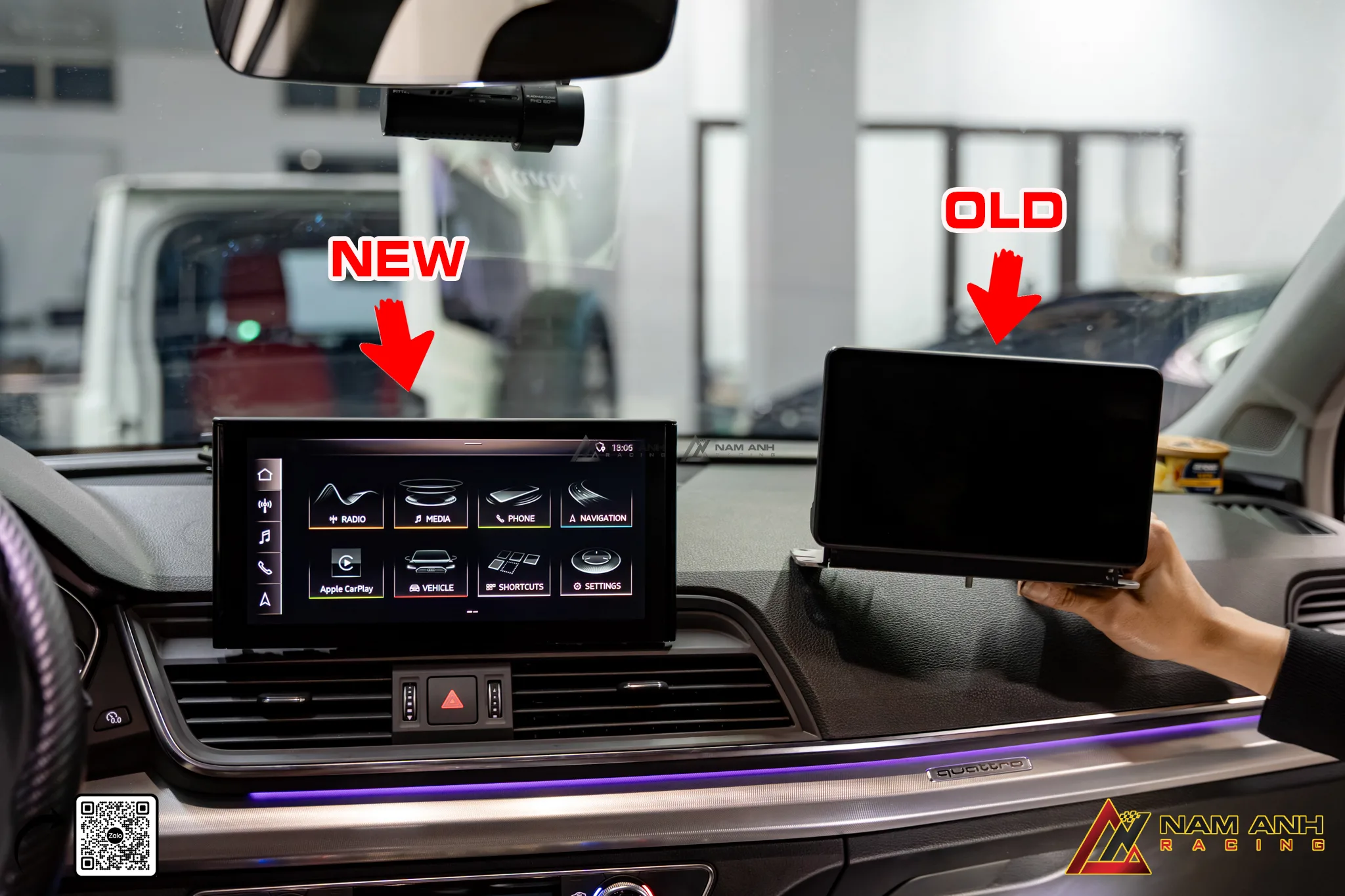 Audi Q5 lắp màn hình giải trí 10,1 inch