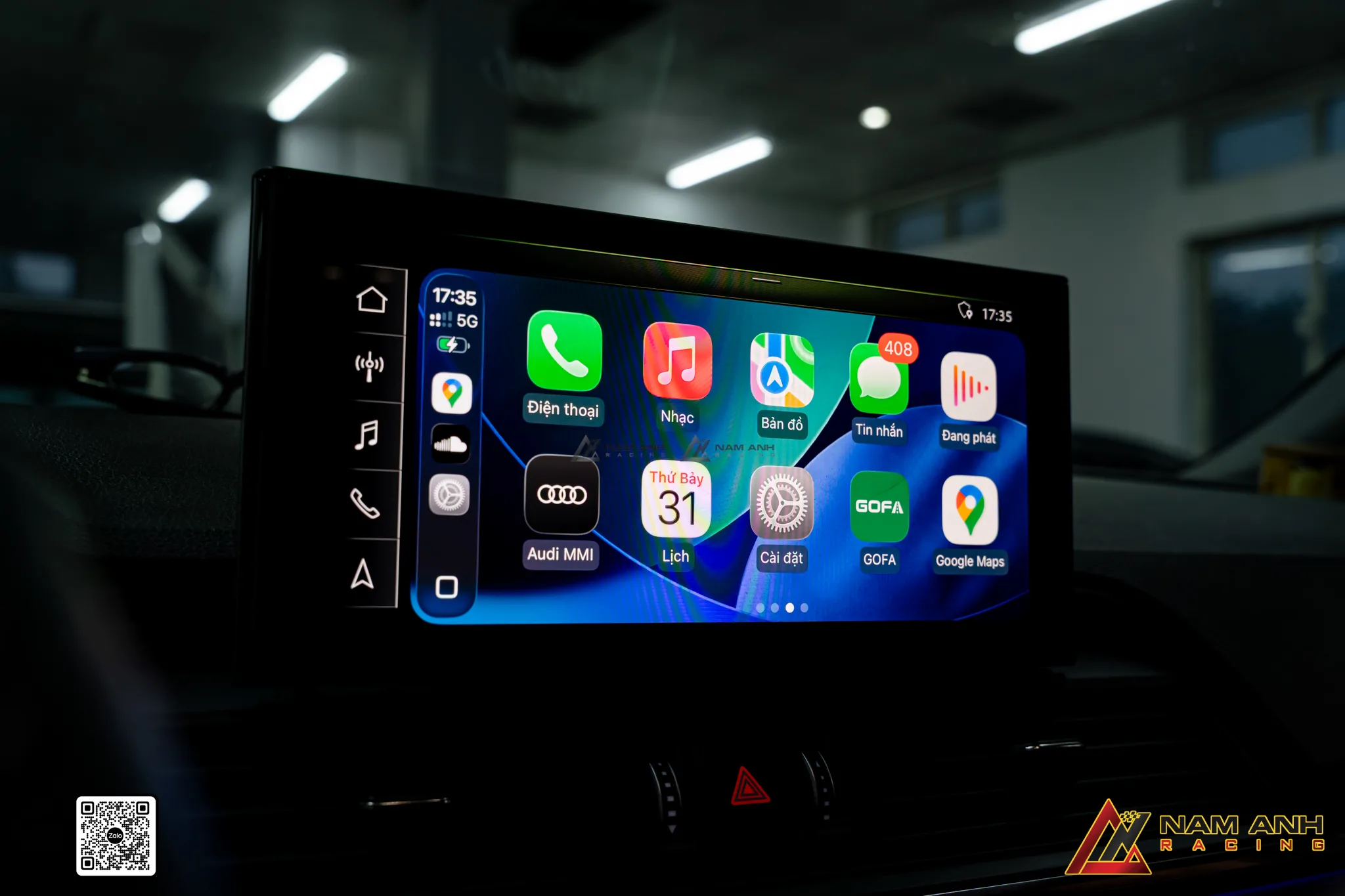 Màn hình giải trí 10,1 inch Audi Q5