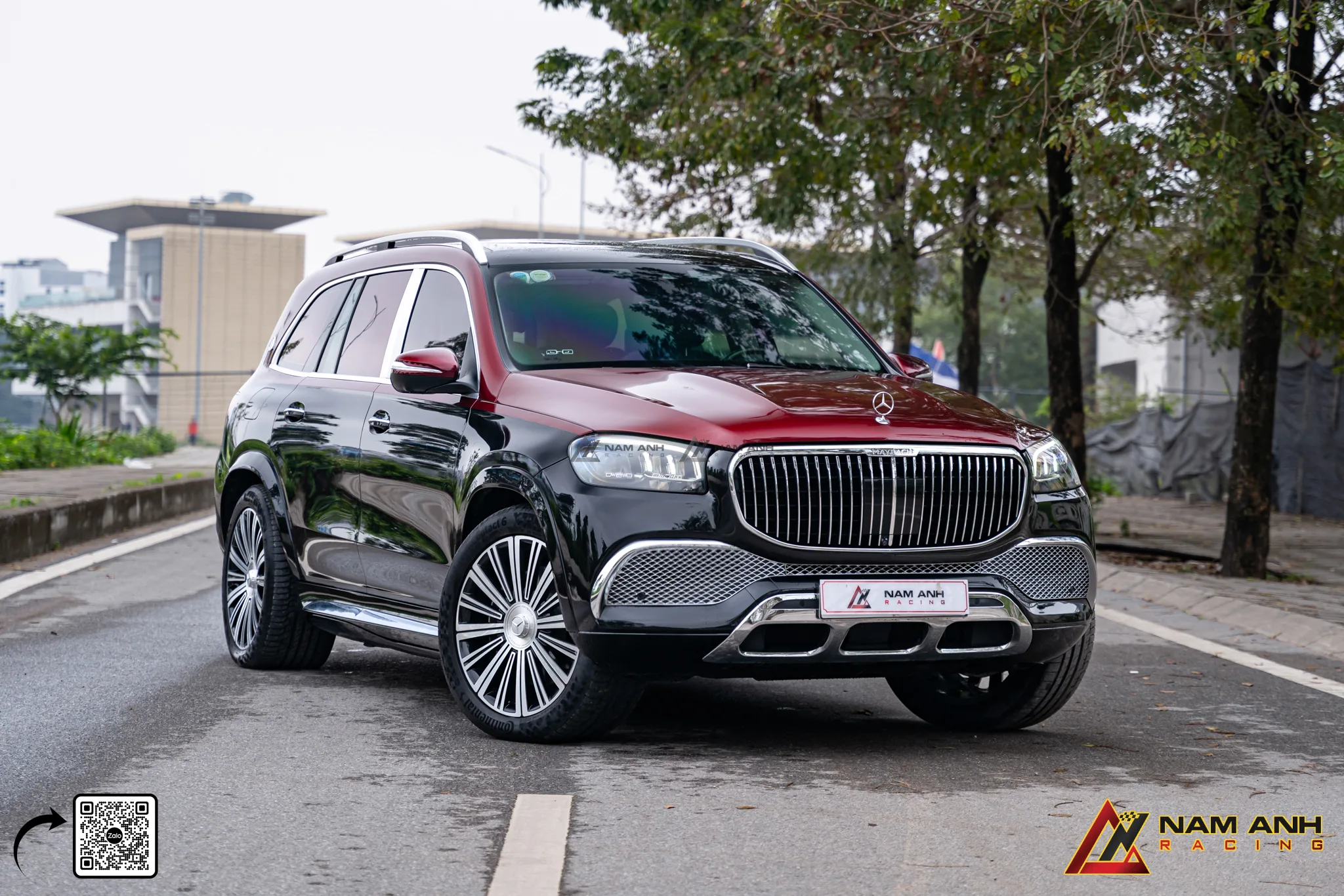 Mercedes GL450 Lắp Trims Piano Black Maybach Và Ghế VIP 6 Chỗ