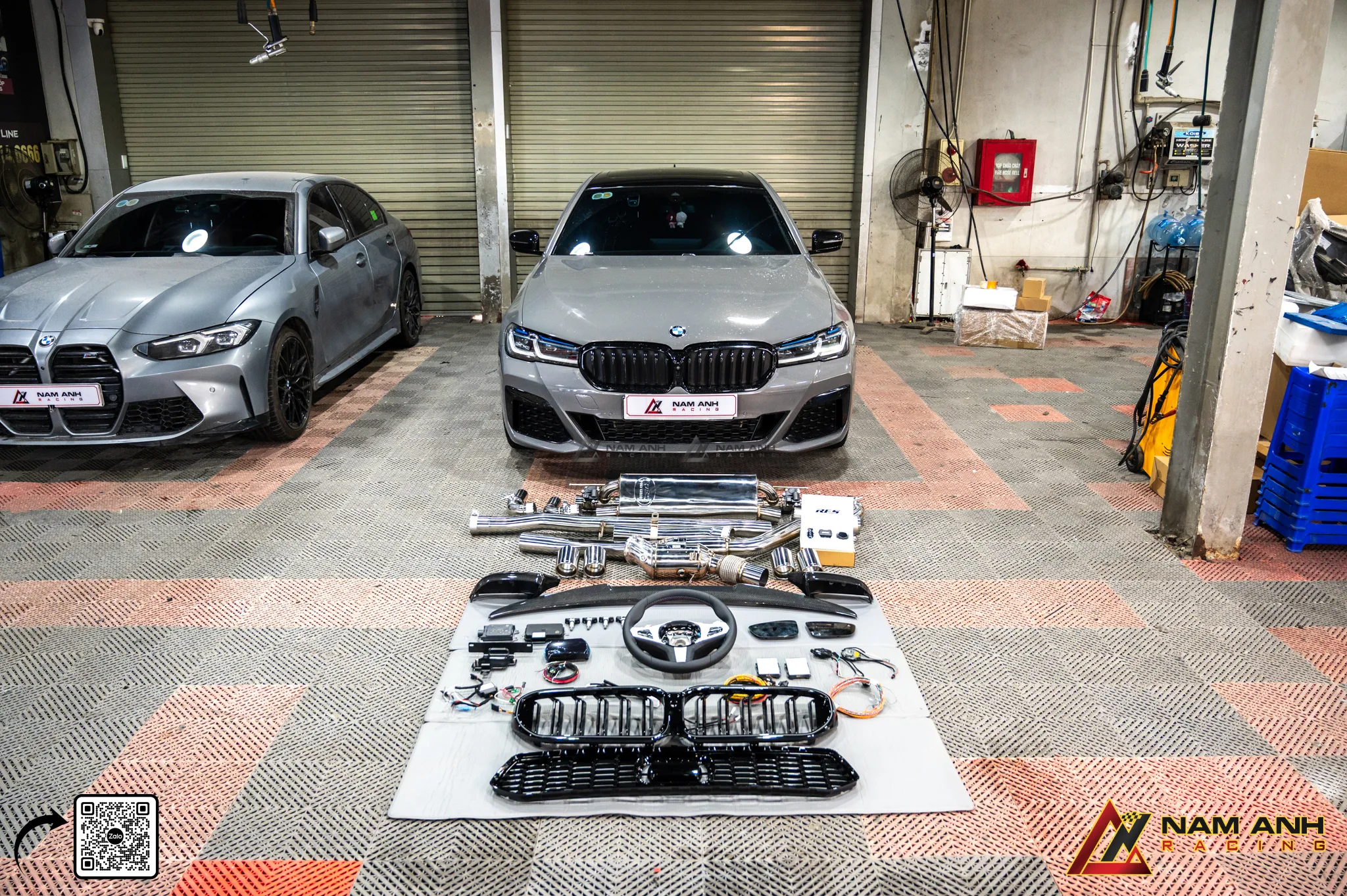 BMW 530i G30 nâng cấp bodykit M5