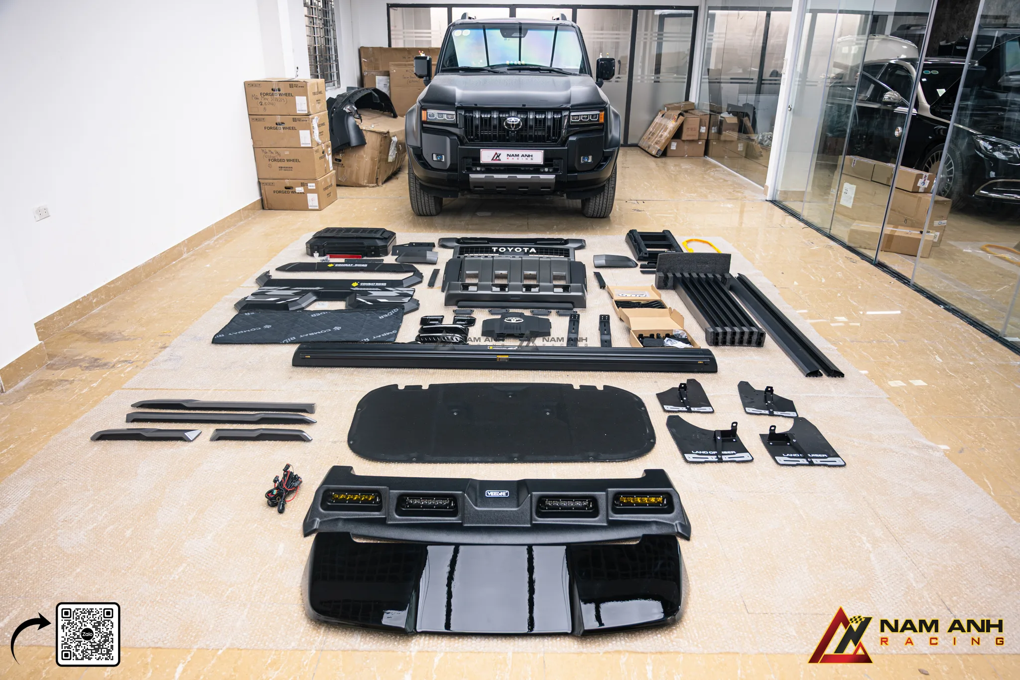 Toyota Prado LC250 nâng cấp bodykit Modellista