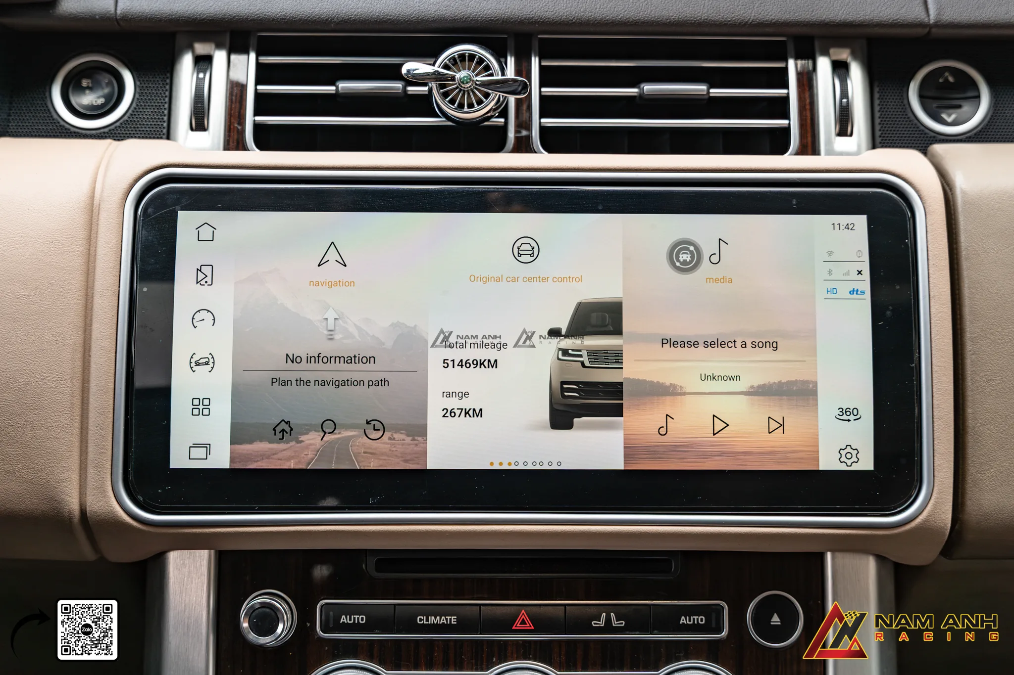 Màn Hình Giải Trí Android & Camera 360 Range Rover