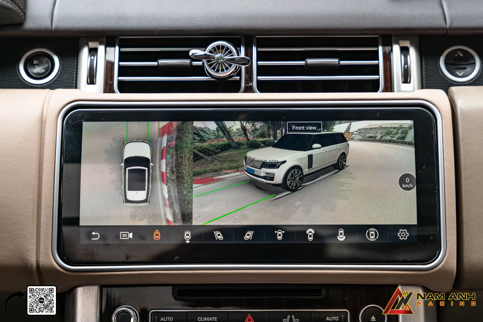 Màn Hình Giải Trí Android & Camera 360 Range Rover