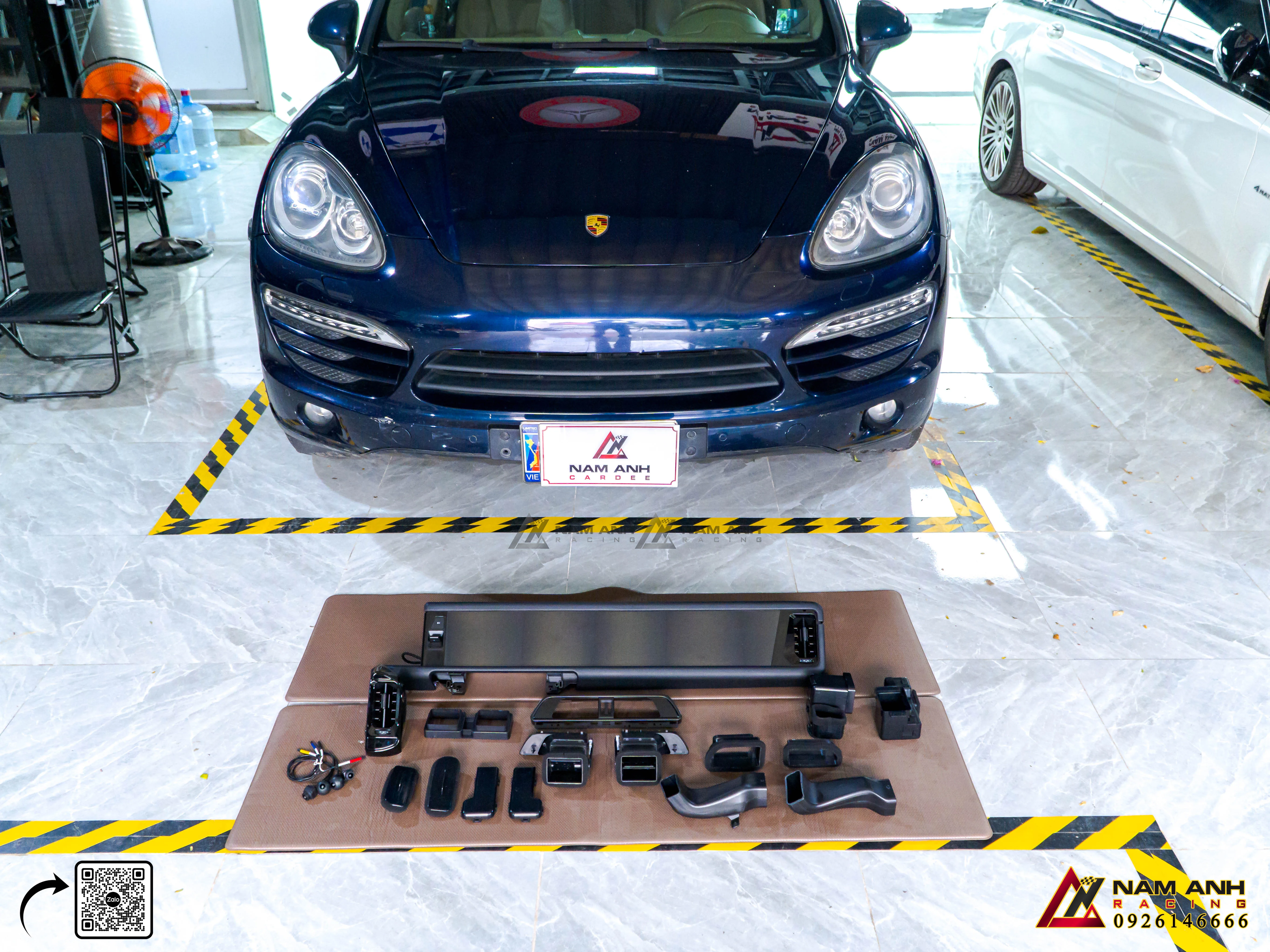 Porsche Cayenne 2012 Nâng Cấp Màn Hình Dài & Camera 360